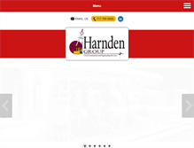 Tablet Screenshot of harndengroup.com